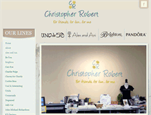Tablet Screenshot of christopherrobertgifts.com